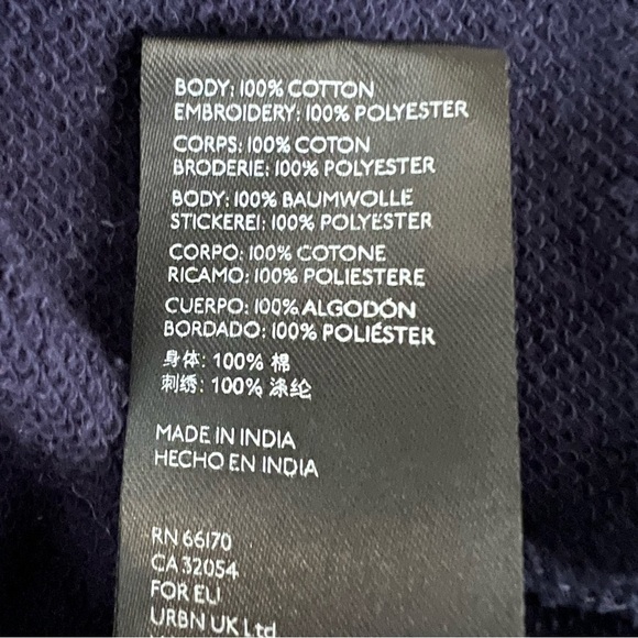 Maeve Anthropologie Beach Embroidered Sweatshirt Tee Riviera Cotton Shirt Sz XS - Picture 9 of 9